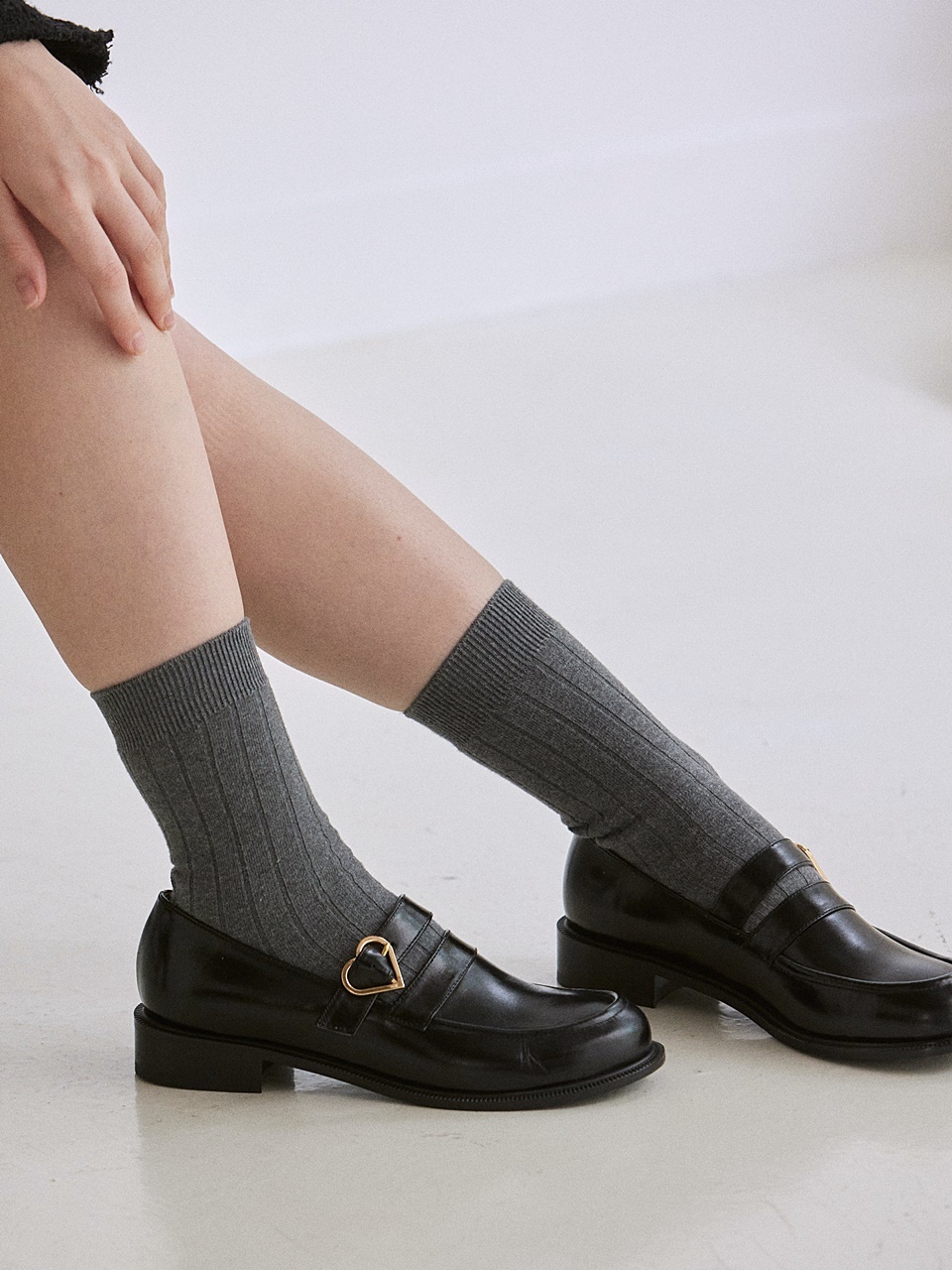 jeu d`art Heart Round Loafer_2 Colors