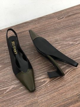 jeu d`art latte two tnoe slingback black