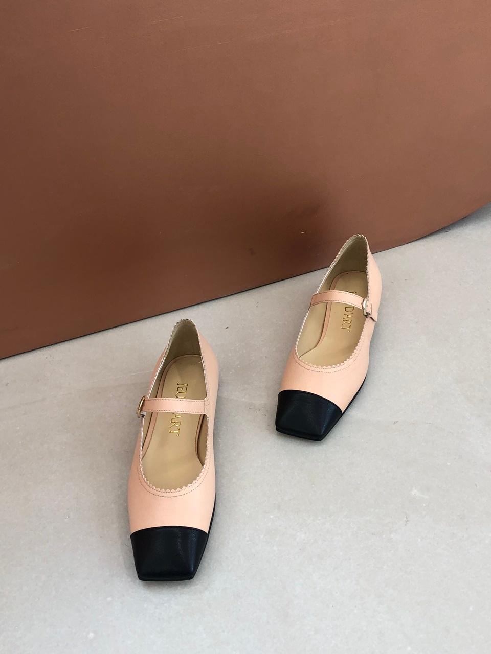 jeu d`art Matilda Mary Jane Flat_Beige