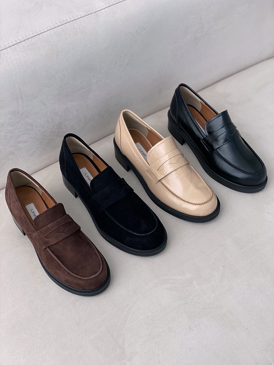 jeu d`art Plain Classic Penny Loafer (5Colors)