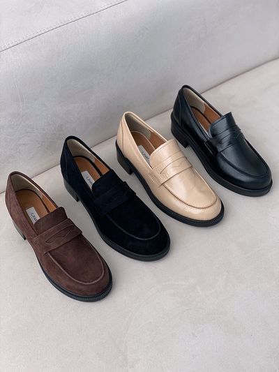jeu d`art Plain Classic Penny Loafer (5Colors)