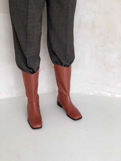 jeu d`art Riding Half Boots_Brown