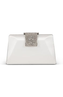 Jewel Badgley Mischka Jewel Badgley Mischka Amira Faceted Minaudiere