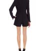 Jewel Badgley Mischka Jewel Badgley Mischka Beaded Pocket Detail Long Sleeve Tuxedo Romper - 2