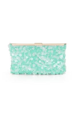 Jewel Badgley Mischka Jewel Badgley Mischka Briar Mixed Sequin Hinged Frame Clutch