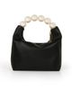 Jewel Badgley Mischka Jewel Badgley Mischka Calla Leather Zip Top w. Large Pearl Top Handle - 3