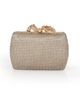 Jewel Badgley Mischka Jewel Badgley Mischka Cassia Crystal Minaudiere w. Bow Clasp - 1