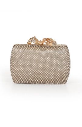 Jewel Badgley Mischka Jewel Badgley Mischka Cassia Crystal Minaudiere w. Bow Clasp