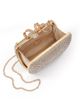 Jewel Badgley Mischka Jewel Badgley Mischka Cassia Crystal Minaudiere w. Bow Clasp - 4