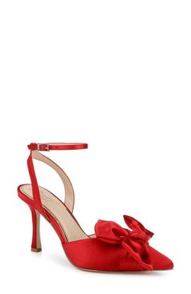 Jewel Badgley Mischka Jewel Badgley Mischka Francine Ankle Strap Pointed Toe Sandal