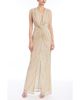 Jewel Badgley Mischka Jewel Badgley Mischka Knot Front Sleeveless Gown - 1