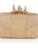 Jewel Badgley Mischka Jewel Badgley Mischka Leilani Gold Lame' Gusset Minaudiere  - 1