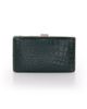 Jewel Badgley Mischka Jewel Badgley Mischka Lula Croc Embossed Leather Minaudiere - 1
