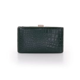 Jewel Badgley Mischka Jewel Badgley Mischka Lula Croc Embossed Leather Minaudiere