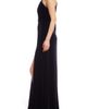 Jewel Badgley Mischka Jewel Badgley Mischka One-Shoulder Puff Sleeve Velvet Gown - 3