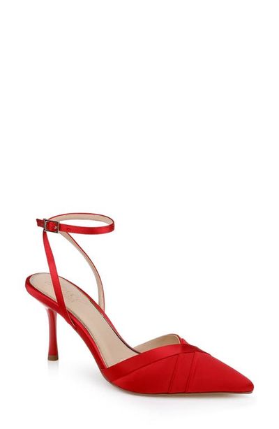 Jewel Badgley Mischka Jewel Badgley Mischka Parklyn Ankle Strap Pointed Toe Pump