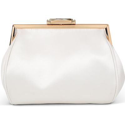 Jewel Badgley Mischka Jewel Badgley Mischka Sky Framed Clutch with Crystal Clasp