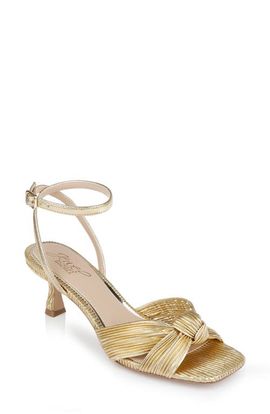 Jewel Badgley Mischka Jewel Badgley Mischka True Ankle Strap Kitten Heel Sandal