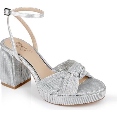 Jewel Badgley Mischka Jewel Badgley Mischka Tyler Ankle Strap Platform Sandal