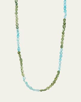 JIA JIA 14K Green and Blue Apatite Necklace
