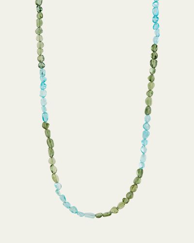 JIA JIA 14K Green and Blue Apatite Necklace