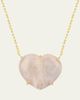 JIA JIA 14K Rainbow Moonstone Heart Necklace - 1
