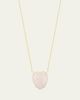 JIA JIA 14K Rainbow Moonstone Heart Necklace - 2