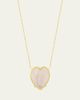 JIA JIA 14K Rainbow Moonstone Heart Necklace - 3