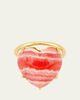 JIA JIA 14K Rhodochrosite Heart Ring - 1