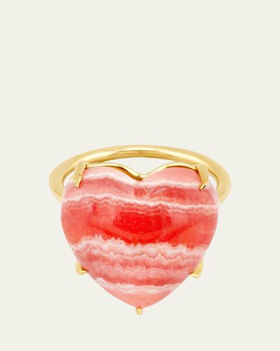 JIA JIA 14K Rhodochrosite Heart Ring