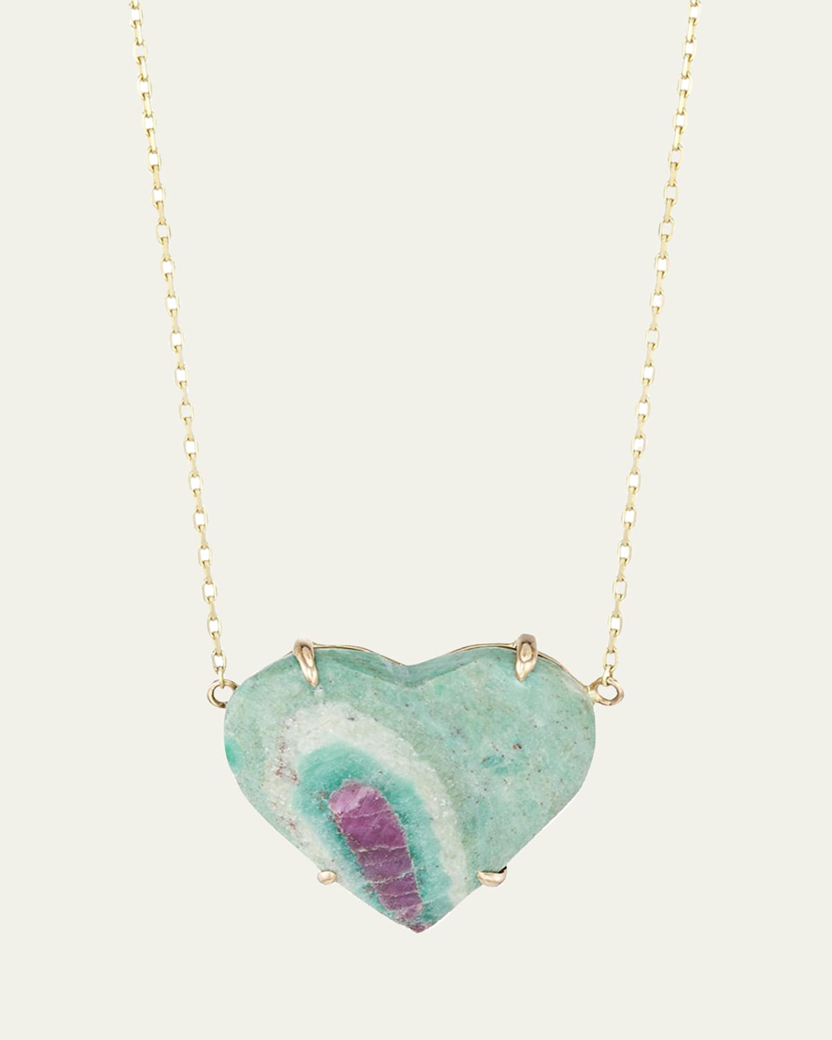 JIA JIA 14K Topaz Heart Necklace
