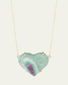 JIA JIA 14K Topaz Heart Necklace