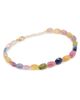 JIA JIA JIA JIA 14k Large Rainbow Sapphire Candy Bracelet Rainbow One - 1