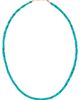 JIA JIA JIA JIA 14k Mini Blue Green Stripe Opal Necklace Blue Green One - 1