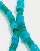 JIA JIA JIA JIA 14k Mini Blue Green Stripe Opal Necklace Blue Green One - 5