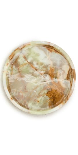 JIA JIA JIA JIA Green Onyx Round Bowl Green Onyx One