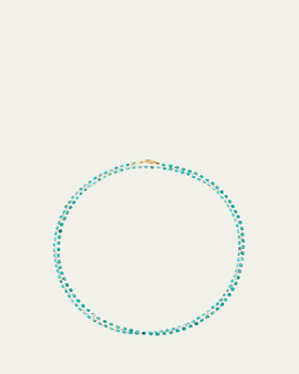 JIA JIA Nevada Pearl and Turquoise Double Strand Necklace
