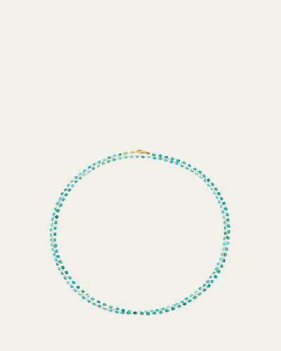 JIA JIA Nevada Pearl and Turquoise Double Strand Necklace