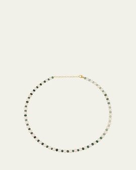 JIA JIA Ocean Jumbo Emerald and Pearl Necklace