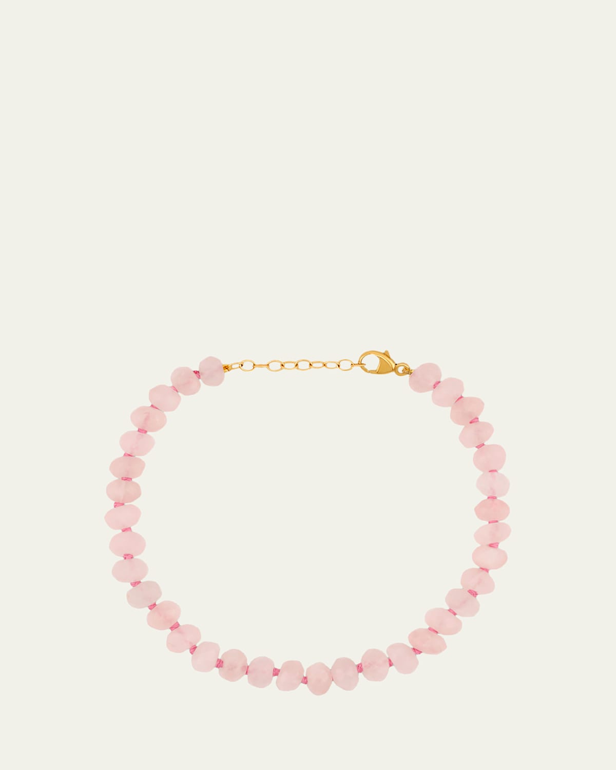 JIA JIA Oracle Rose Quartz Gemstone Bracelet