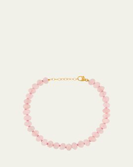 JIA JIA Oracle Rose Quartz Gemstone Bracelet