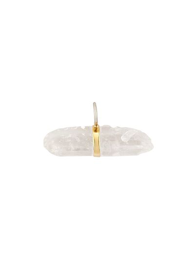 Jia Jia Women's Crystalline 14K Yellow Gold & Crystal Quartz Bar Charm