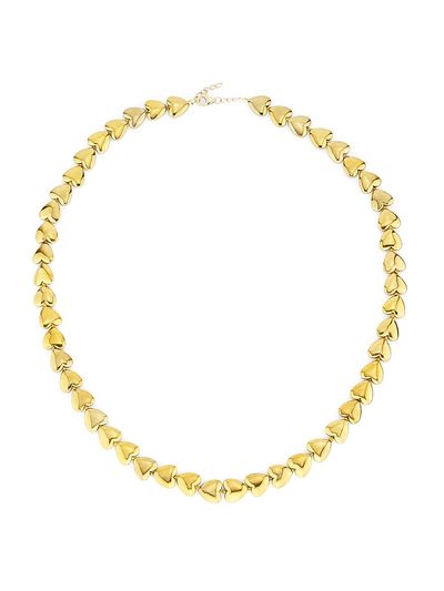Jia Jia Women's Golden Heart 14K Yellow Gold Necklace