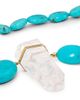 Jia Jia Women's Nevada 14K Yellow Gold, Turquoise & Crystal Quartz Pendant Necklace - 3
