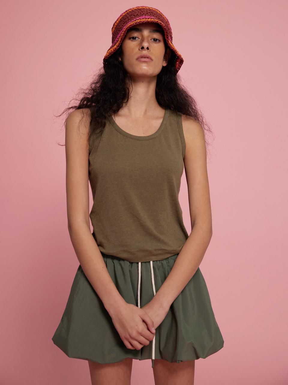 jijivisha Cargo Mini Skirt - Khaki