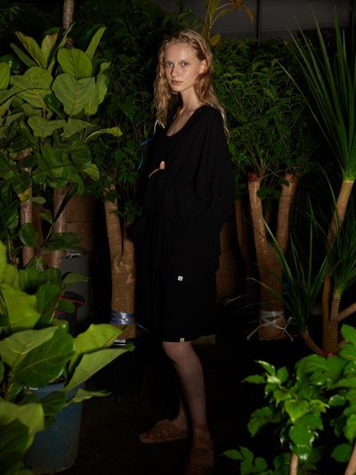 jijivisha Waffle Half Pant_Black