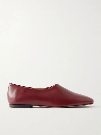 JIL SANDER Ballerina Prince leather flats