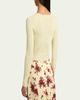 Jil Sander Cashmere-Silk V-Neck Sweater - 3