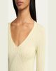 Jil Sander Cashmere-Silk V-Neck Sweater - 5