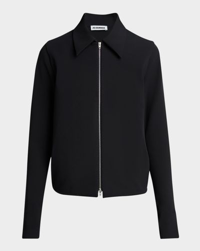 Jil Sander Collared Zip-Up Jacket